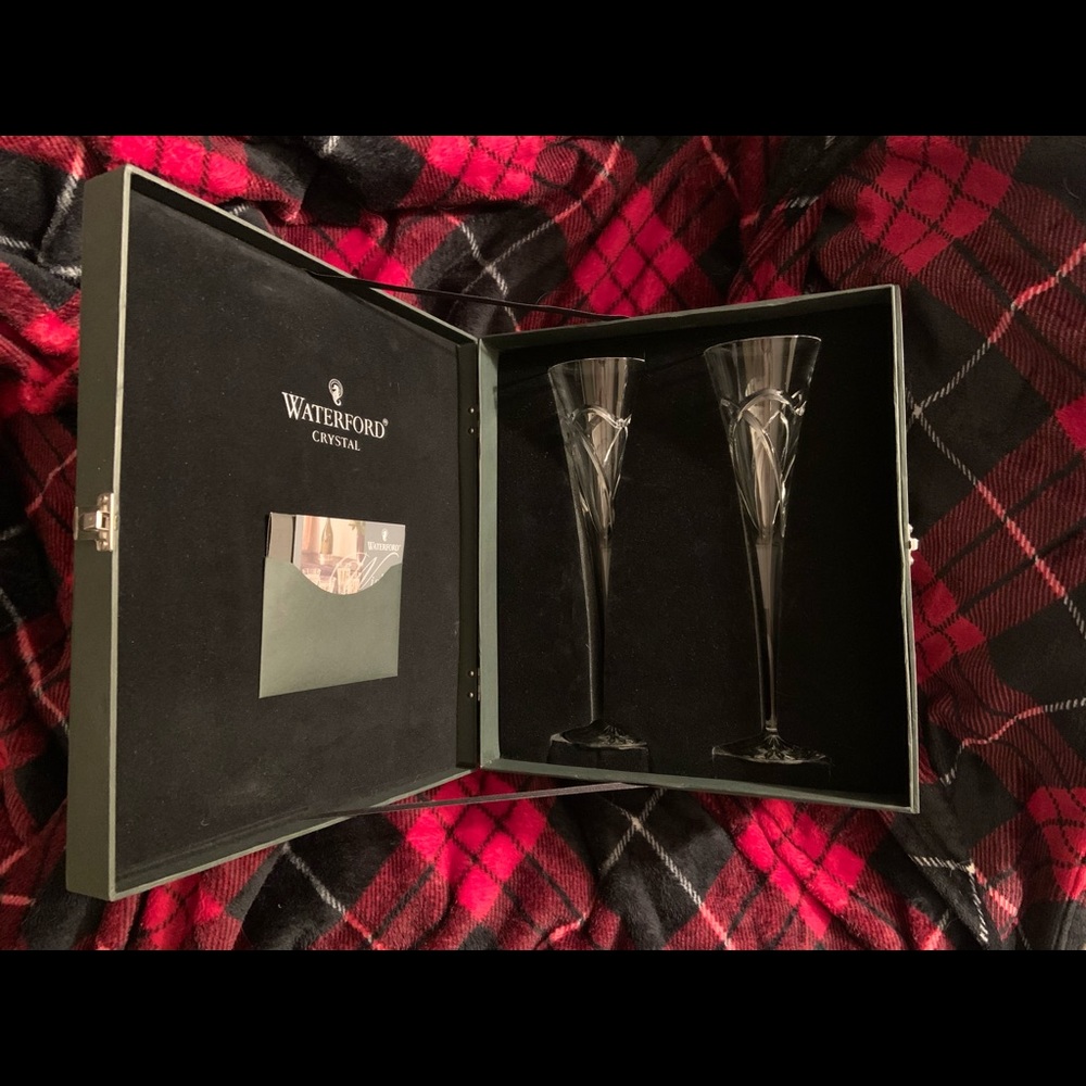 Waterford Crystal Love & Romance Flutes